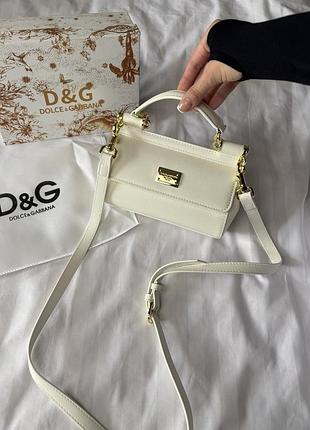 Сумка mini sicily white bag 3