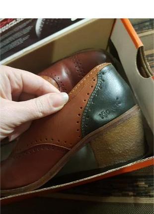 Жіночі шкіряні туфлі kickers, 38 розмір 4