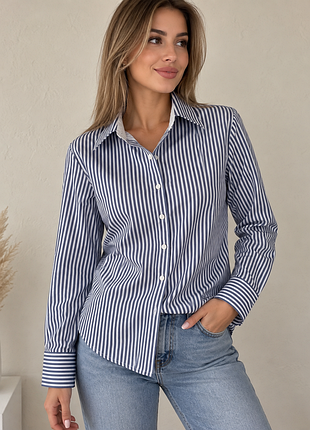 Сорочка жіноча charles tyrwhitt woman у смужку розмір s