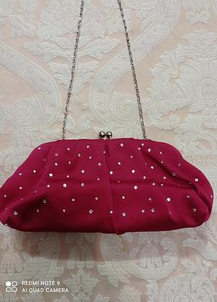Сумочка клатч bhs hot pink 2