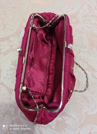 Сумочка клатч bhs hot pink 7