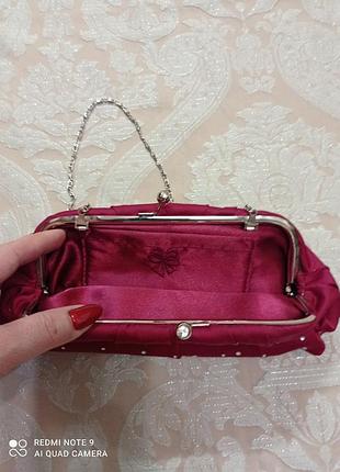 Сумочка клатч bhs hot pink 4