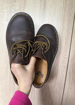 Черевики жіночі dr. martens 1461 коричневі, розмір eu 37