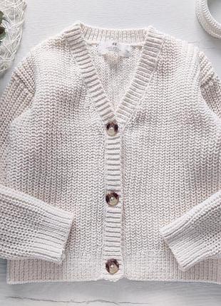4,6 років, зріст 110,116 в’язана кофта  h&m (эйч энд эм)  артикул 28545