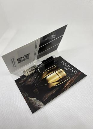 Оригинальный пробник парфюма invictus elixir rabanne 3