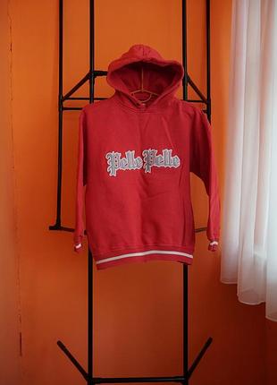 Pelle pelle s | червоне худі з вишивкою
pelle pelle hoodie red small embroidered