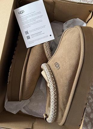 Коричневі тапочки ugg tazz platform колір lbnz