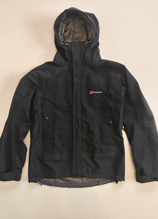 Куртка чоловіча berghaus чорна на gore-tex pro, розмір s (реальний m)