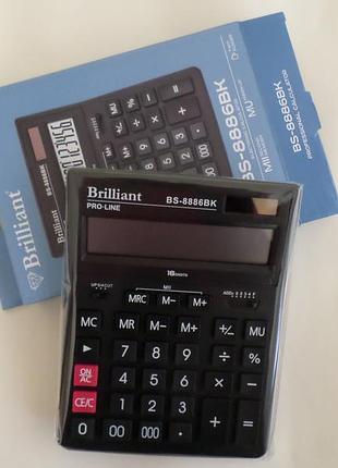 Калькулятор bs-8886bk тм brilliant