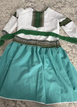 Сукня вишиванка з спілницею