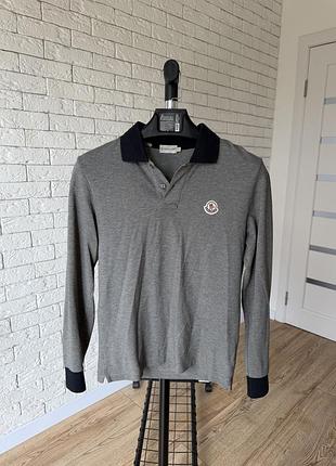 Поло лонгслив moncler оригінал