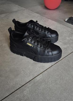 Жіночі кеди кросівки puma mayze classic wns black