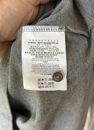Поло лонгслив moncler оригінал 4