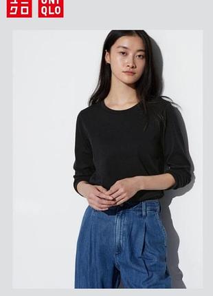 Лонгслив smooth uniqlo