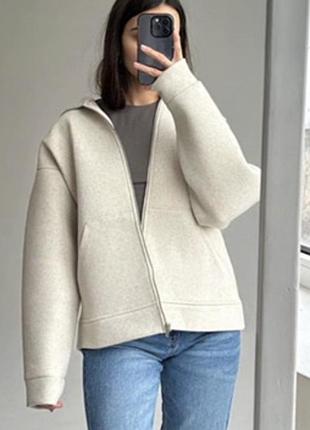 Тепла куртка кофта зіпка zara 8