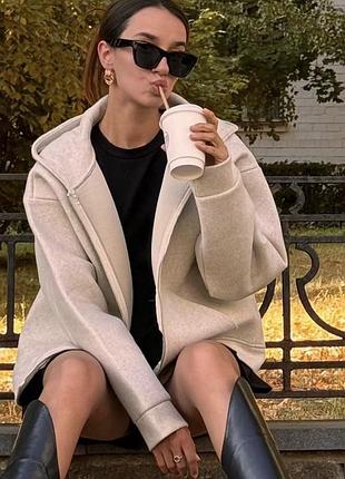 Тепла куртка кофта зіпка zara 7