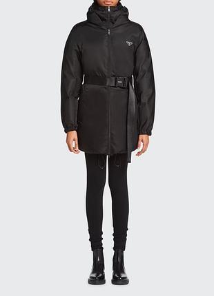 Пуховик жіночий prada чорний 2