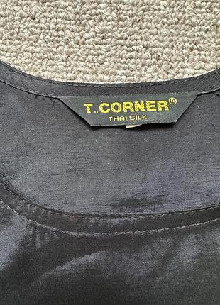 Блуза майка вінтаж t.corner thai silk xl 2
