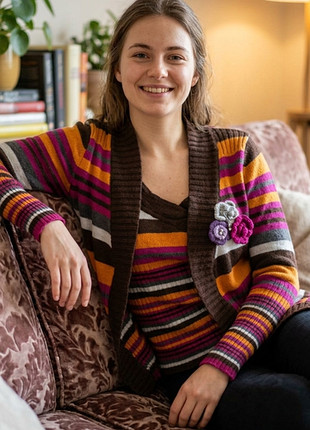 Яскрава вовняна двійка