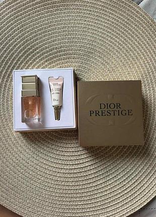 Набір dior prestige дві сироватки dior prestige la micro-huile de rose advanced serum le micro-serum de rose yeux advanced