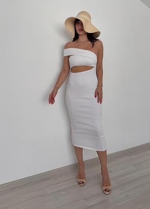 Стильна сукня в рубчик zara