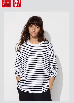 Лонгслив оверсайз uniqlo