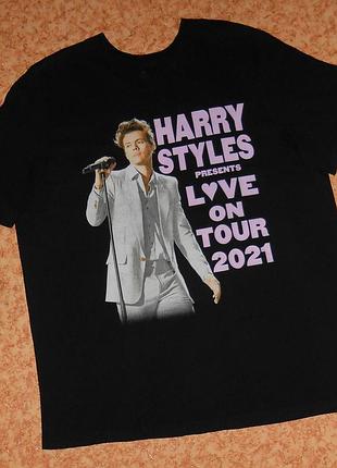 Футболка harry styles/love on tour 2021/гарри стайлс/рок мерч