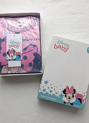 Піжама для дівчинки disney baby флісова рожева