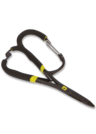 Зажимы loon outdoors rogue quickdraw mitten clamps 5,75" — нахлыстовый инструмент с карабинной петлей, кусачками и функцией снятия