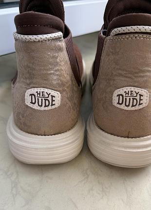 Замшевые ботинки hey dude 3