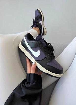 Кросівки nike sb dunk | purple black 2