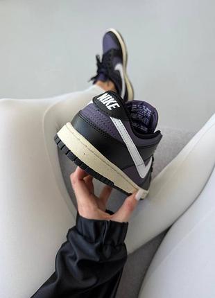 Кросівки nike sb dunk | purple black 4