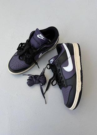 Кросівки nike sb dunk | purple black 3