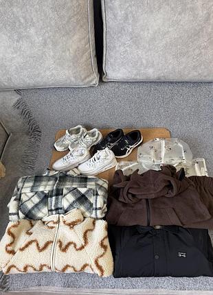 Куртки для хлопчика zara 116 см (5-6 років), фліска, костюм, кросівки