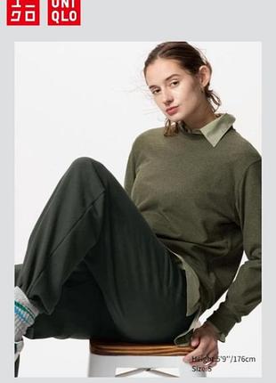 М'який флісовий лонгслів uniqlo