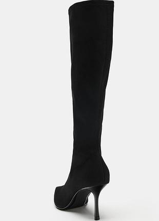 Чоботи на підборах stretch zara 5