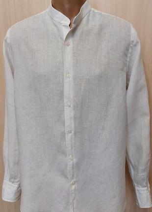 Лляна сорочка massimo dutti p.l