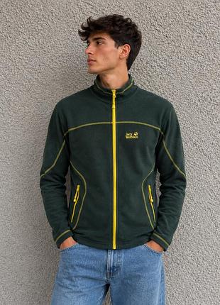 Флісова кофта jack wolfskin чоловіча фліска джек вульскін
