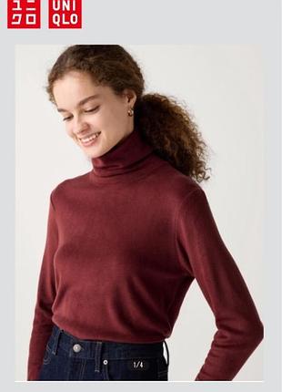 Флисовый гольф heattech uniqlo