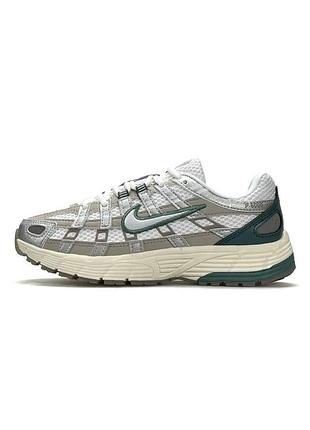 Кроссовки женские nike p-6000 beige green