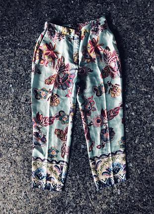 Брюки zara  полиэстер 7