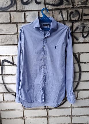 Чоловіча сорочка polo ralph lauren блакитна