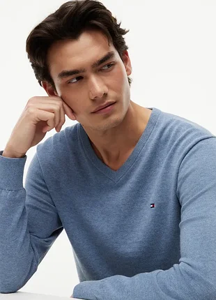 Светр блакитний tommy hilfiger (m/l) 2