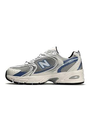 😍 жіночі кросівки new balance 530 w premium beige blue silver