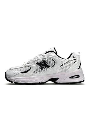 Чоловічі кросівки new balance 530 premium white black