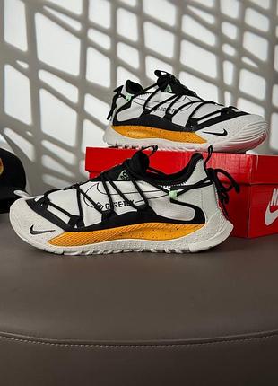 Водонепроникні кросівки nike acg terra antarktik low gtx white black yellow