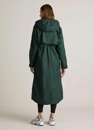 Жіночий плащ дощовик sweaty betty смарагдовий водонепроникний