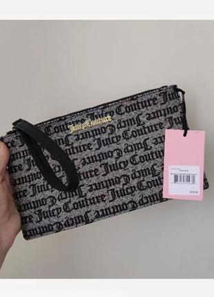Клатч жіночий juice couture чорний 14х25 см