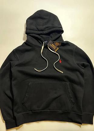 Худі чоловіче polo ralph lauren чорне утеплене