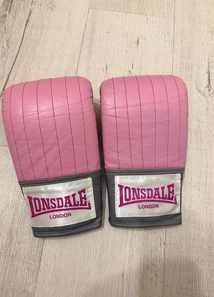 Рукавиці боксерські lonsdale шкіряні